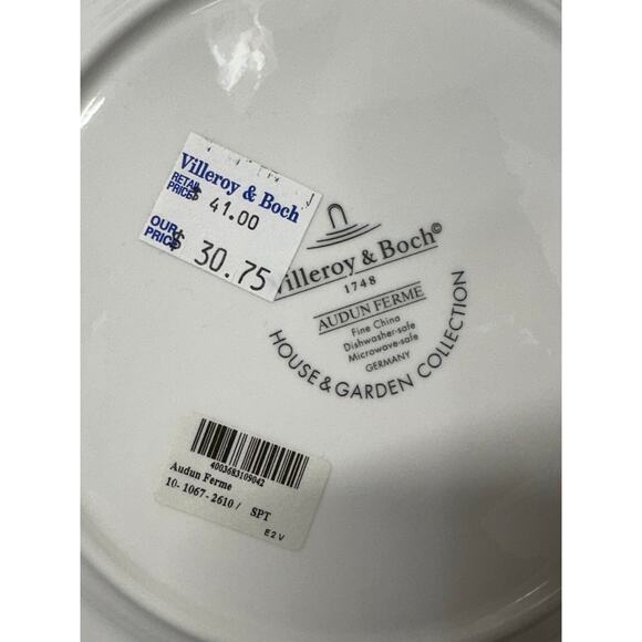 Villeroy & Boch Audun Ferme Dinner Plate 10.67” Germany Unused - Picture 3 of 3